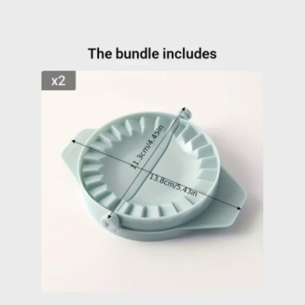 Set of 2 Light Blue Dumpling Molds